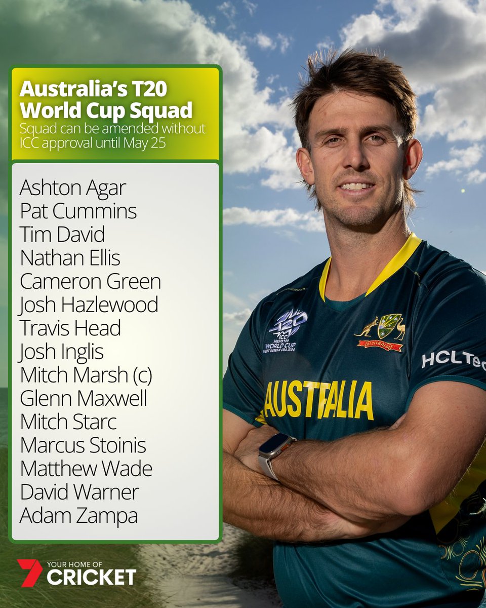Australia's #T20WorldCup squad has been named 👀