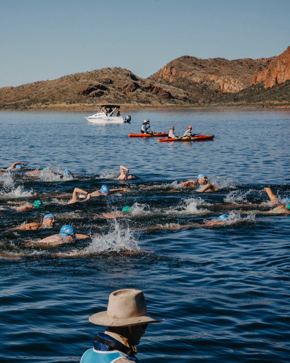 Experience the wonder of swimming 🏊‍♂️ #LakeArgyle on Miriwoong Country this 4 May! Discover @AustNorthWest's beauty as the lake offers plenty of space to enjoy! ✨ Sparkling freshwater awaits you at the First National Lake Argyle Swim in #WAtheDreamState bit.ly/3odAHQ0
