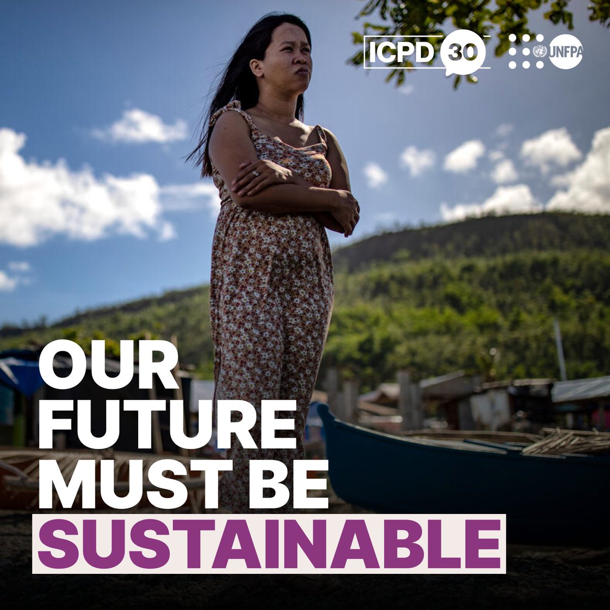 Collective action is how we make #OurCommonFuture better for the next generation.

During #CPD57, get the facts from @‌UNFPA and join the global call for #ClimateAction: unf.pa/cpd57

#ICPD30 #GlobalGoals