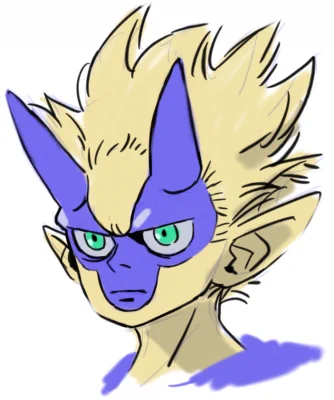 サンドランド読んでたら、黄色い主役。ってこの方向性なら考えやすいのでは?と思って描いてみたんですが。悟空って黄色い主役じゃん!ってなったので考えるのをやめた。
