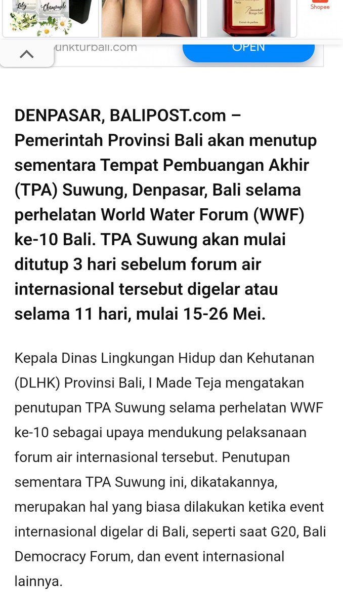 Memang yang mensukseskan perhelatan internasional di Bali itu murni karena kesabaran warganya. 

Selalu diminta berkorban demi kenyamanan tamu-tamu negara di balik ketidakbecusan pejabat dalam mengurus pulau Bali ini. 

balipost.com/news/2024/04/3… via @balipostcom