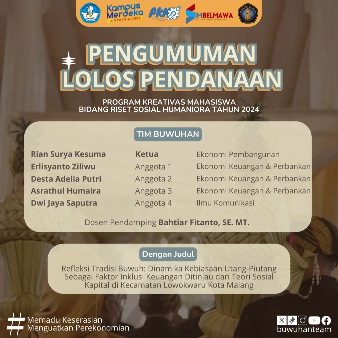 PKM-RSH UNIVERSITAS BRAWIJAYA 2024 tweet media