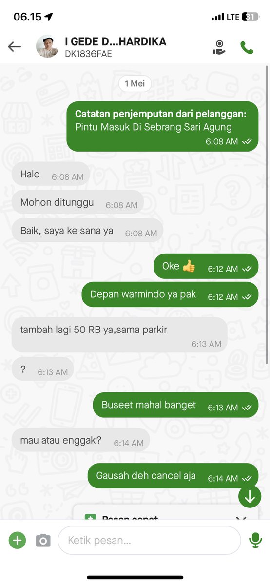 Gojek tulung, drivermu akeh jalukane <a href="/gojekindonesia/">Gojek Indonesia</a>
