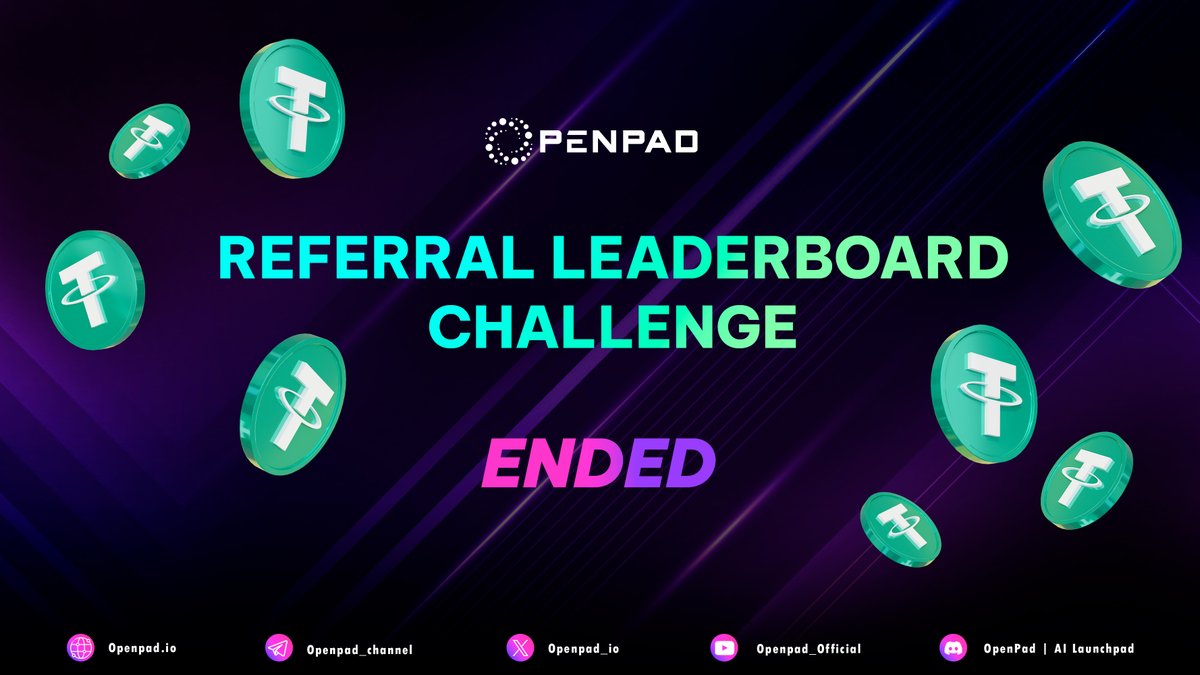 🔥 Top Referral Leaderboard is Ended The Top Referral Leaderboard Challenge has finally wrapped up! marking the end of an exhilarating month filled with intense competition and enthusiastic participation from our community! 🔍 Highlights from the event: ‣ Over 200K reached…