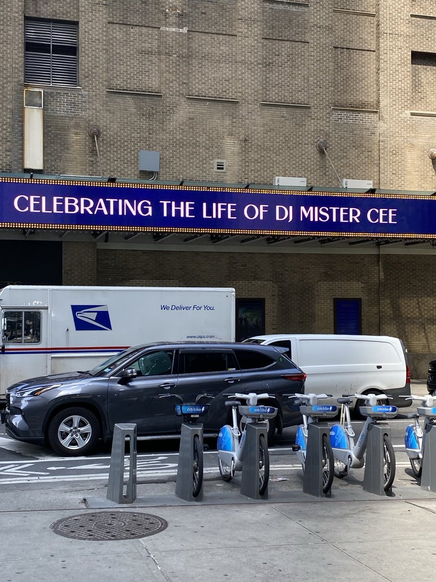Today was the Memorial and Celebration of the life of DJ Mister Cee “ The Finisher” my Favorite NYC DJ the Borough of Brooklyn represented & showed love to a Brooklyn Legend❤️🙏🏾🕊️💯