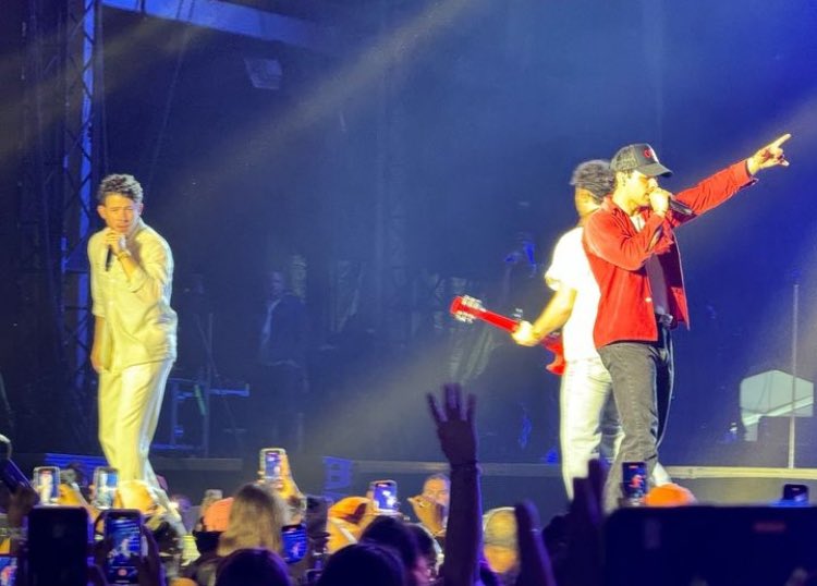 .@JonasBrothers performing tonight at Autódromo Cancun in Cancun, MX! (4.30.24) #TheTour 📸: itsjoeparedes on IG