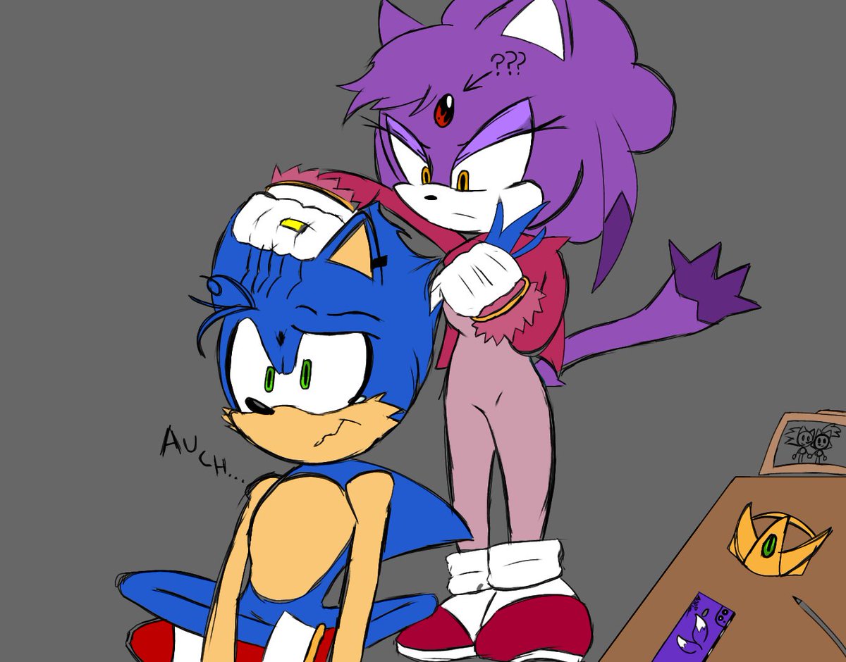 New haircut !!!

#Sonaze #sonicau #Blazethecat