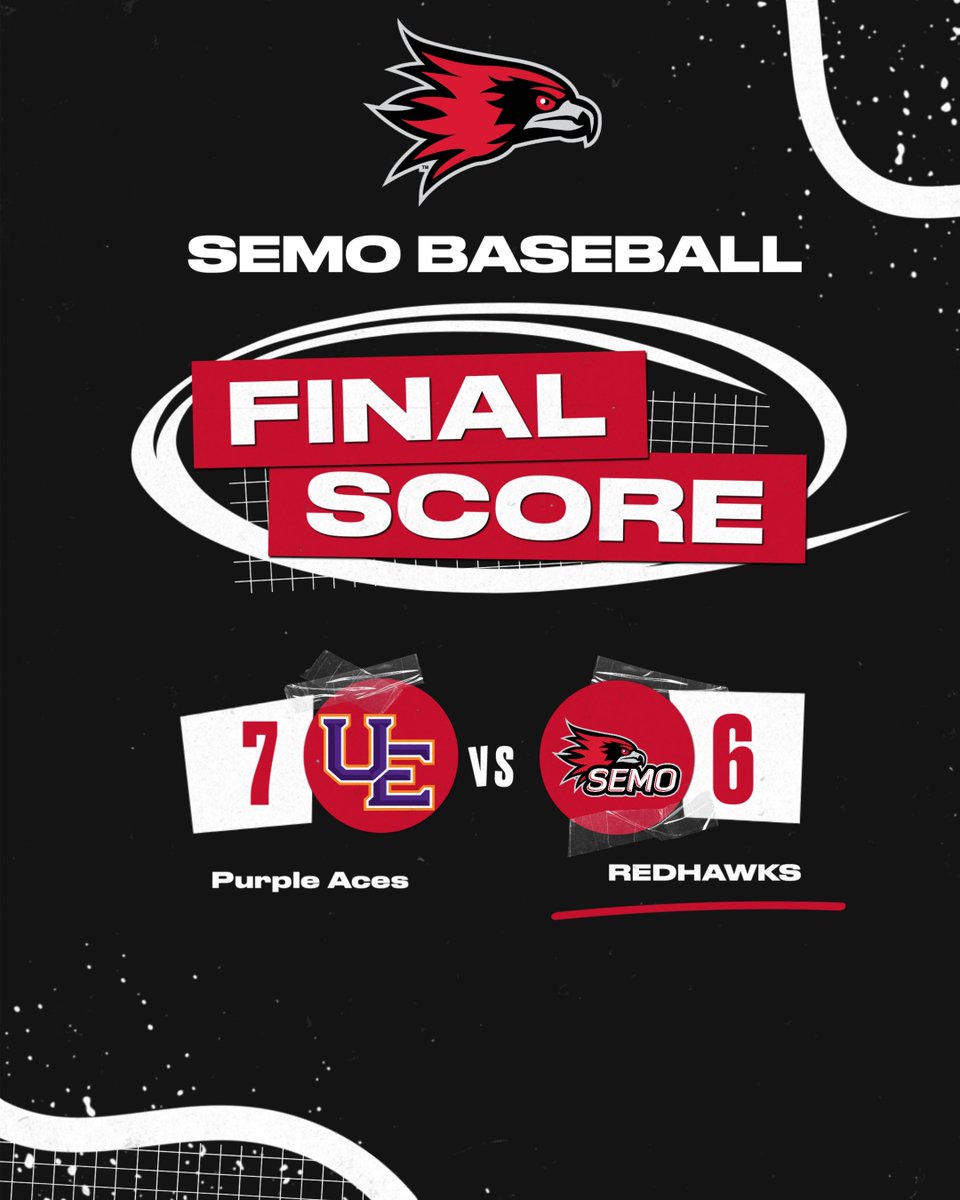 Final. Redhawks back in action on Friday, May 3 to take on Lindenwood. First pitch slated for 3 p.m. in St. Charles, Mo. #FeelinRowdy