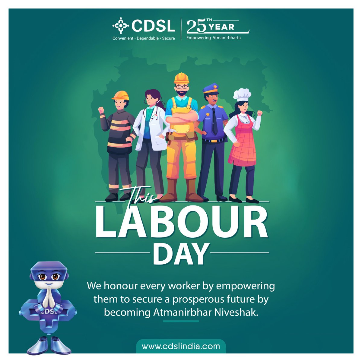 This Labour Day, we're committed to empowering workers as self-sufficient investors. With our reliable depository services, we make investing easy and secure for all, so that every worker can pursue financial independence. Because when you grow, the economy grows. #LabourDay