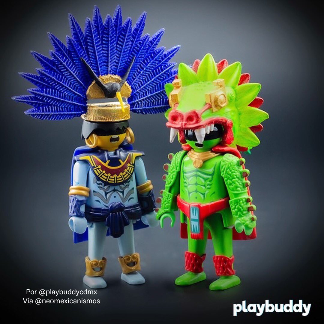 Huitzilopochtli y Quetzalcóatl #playmobil #DíaDelNiño

:::> bit.ly/Playmobil_Mexi…

#neomexicanismos