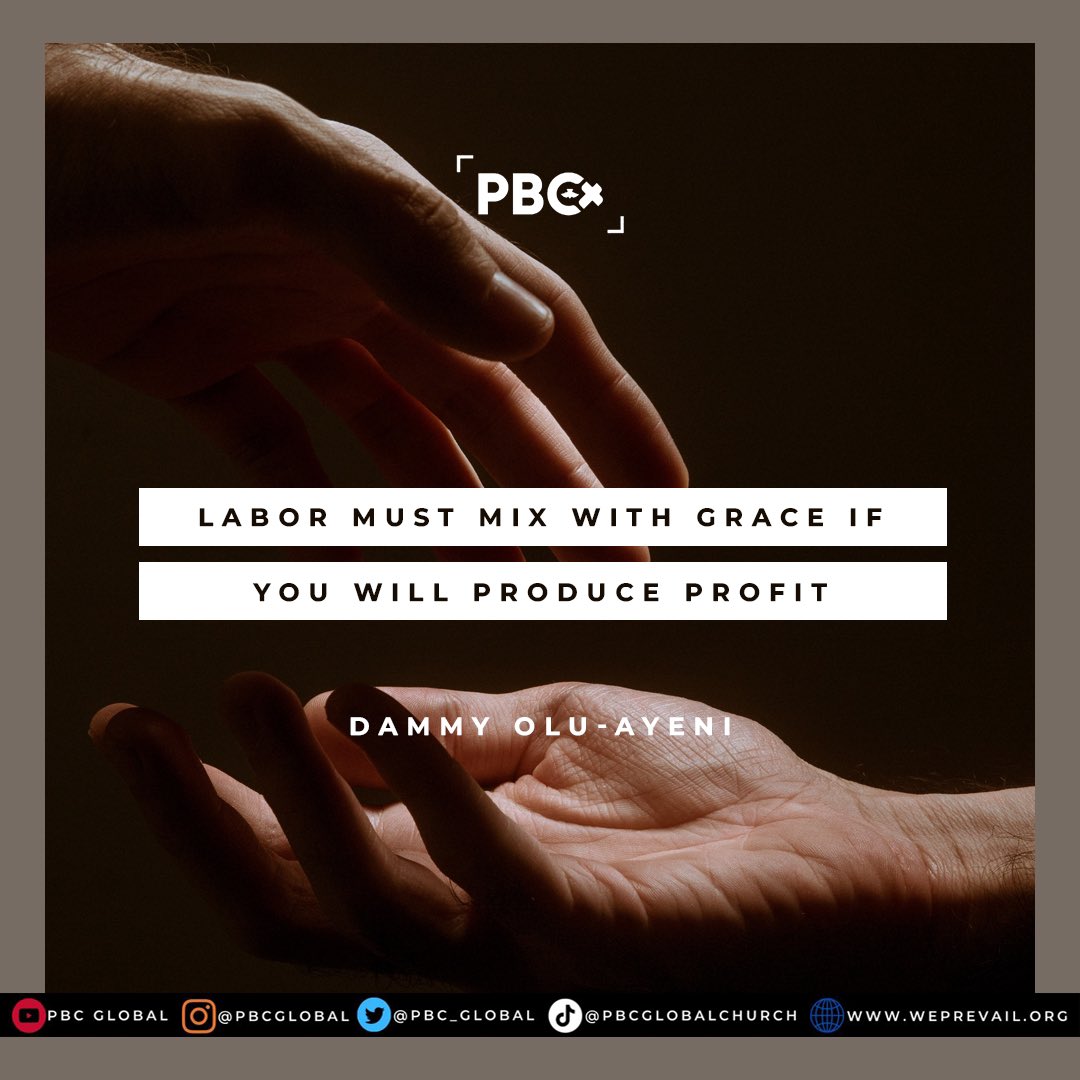 GLG Kingdom Sandwich 
LABOR must mix with GRACE if you will produce profit 📌

🔗 Link: youtube.com/@PBCGLOBAL?si=…

#SundayService #KingdomSandwiches
#YearofUnendingCelebrations 
#PBCGlobal #RCCG #GlobalChurch