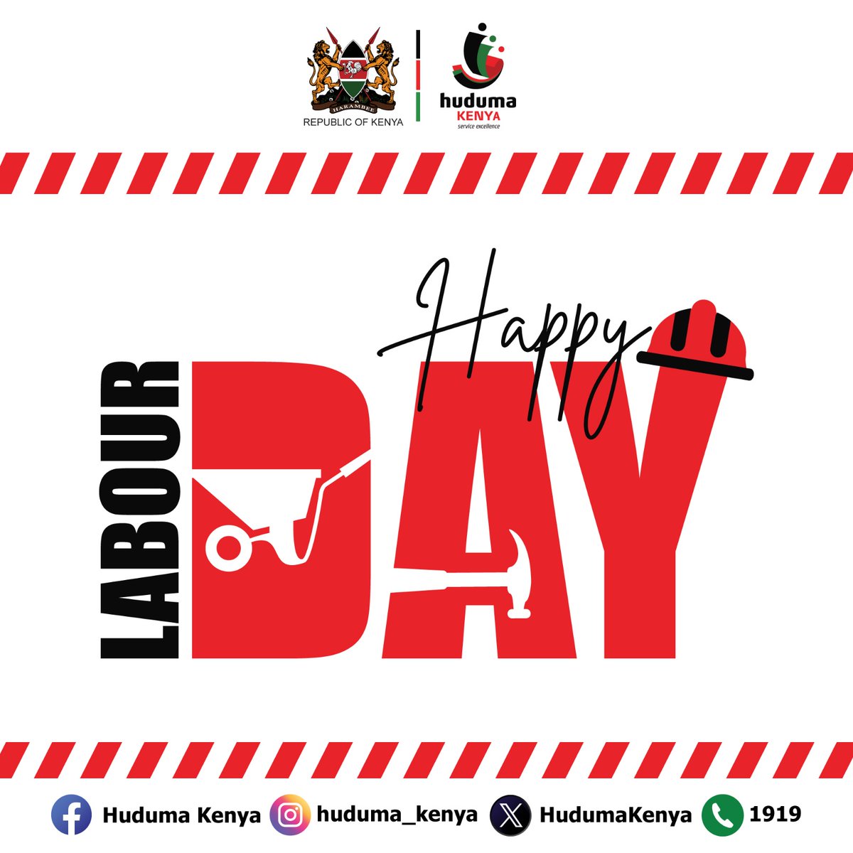 Happy Labour Day! We salute your hard work, dedication, and service in powering this great nation. #LabourDay2024