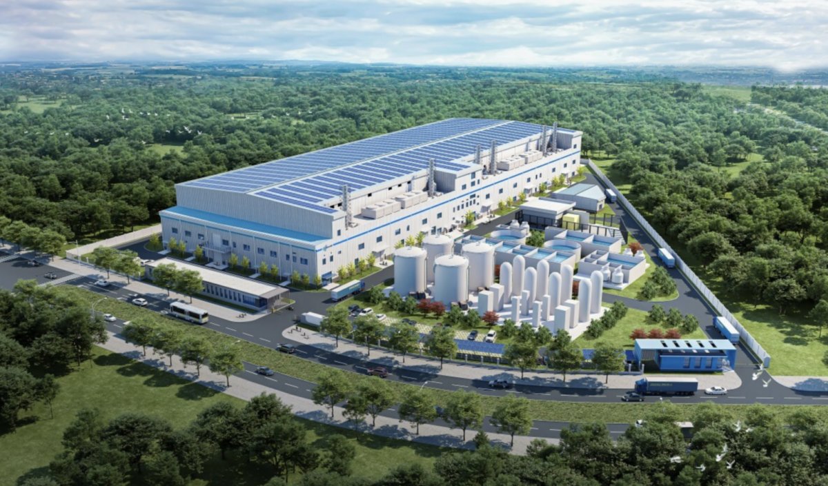 Gstar working on 3 GW silicon wafer factory in Indonesia: Singapore-based Gstar Solar says it has broken ground on a new 3 GW silicon wafer factory in Indonesia, with production scheduled to start by the end of this year. dlvr.it/T6FgZ9 #solarenergy #india #solarpower