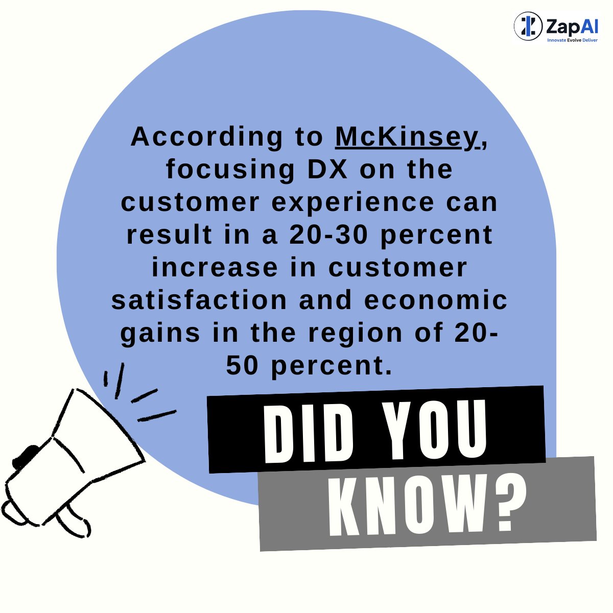 Do You Know? 💡

'Transforming Customer Experience: Unlocking Growth Potential with Digital Innovation”

🔗mckinsey.com/capabilities/g…

Tag someone who should be aware of this! Let's keep the knowledge flowing. 🚀

#DoYouKnow #IndustryInsights #KnowledgeSharing #Innovation #ZapAI