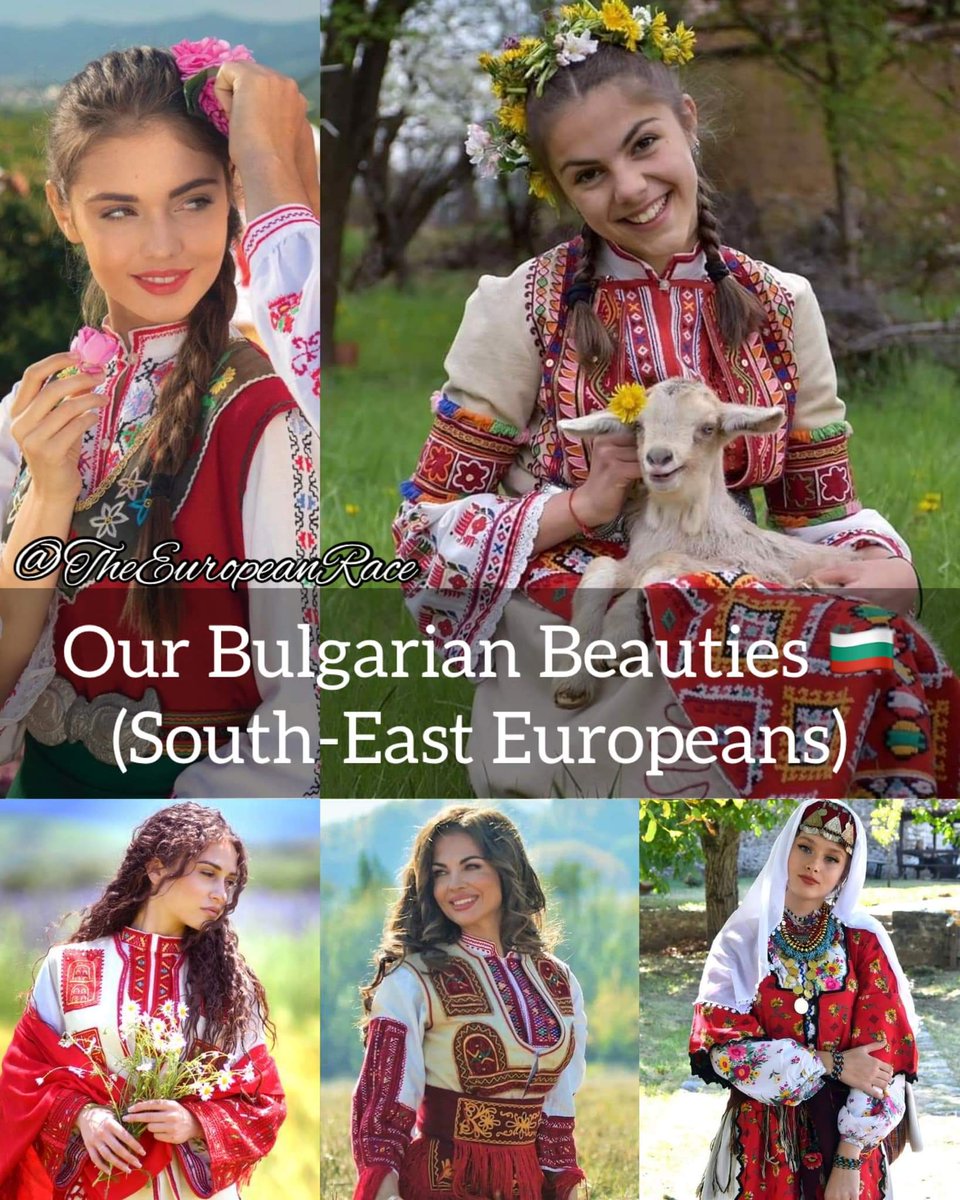 Our Bulgarian Beauties (South East Europeans) 🇧🇬 😍❤️🤍🙌🏻👏🏻👋🏻  Bulgarians EuropeanRace WhiteRace