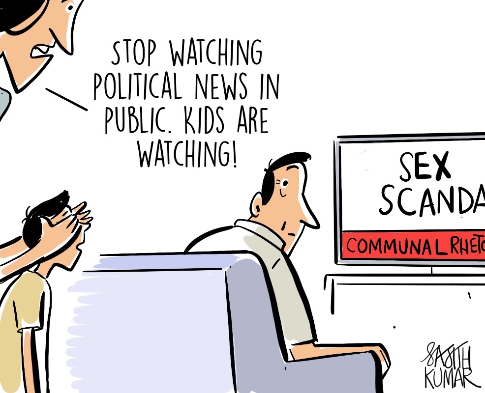 #prajwalvideos #LokasabhaElection2024 cartoon @DeccanHerald