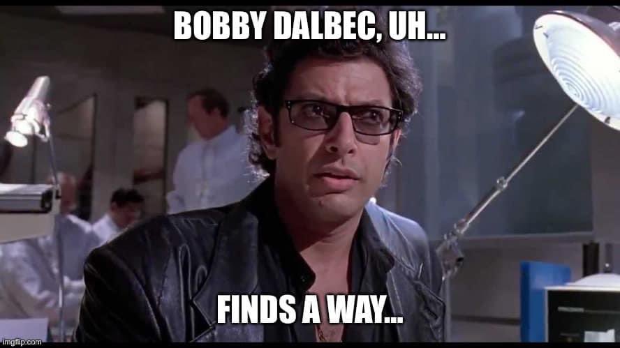 Some guys send flowers, some guys make their wife a Bobby Dalbec meme