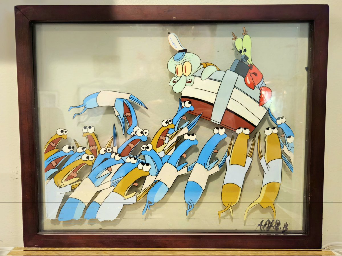 I own a cel from this pilot! The entire first season used hand painted cels before switching to digital.