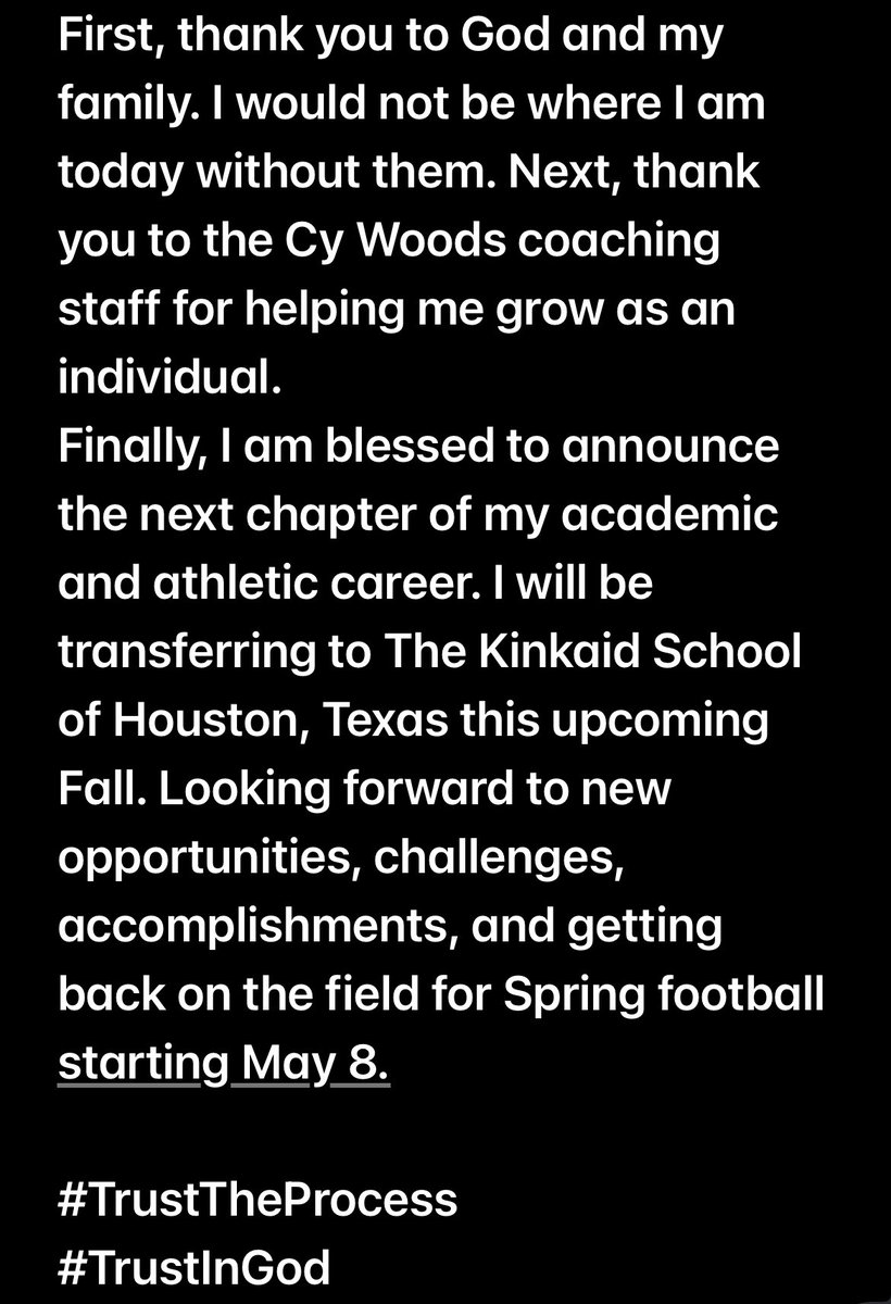 A start to a new chapter! @KinkaidAthletic @CoachLarned @Perroni247 @adamgorney @On3Recruits @dillonbell6_ @Bell11M