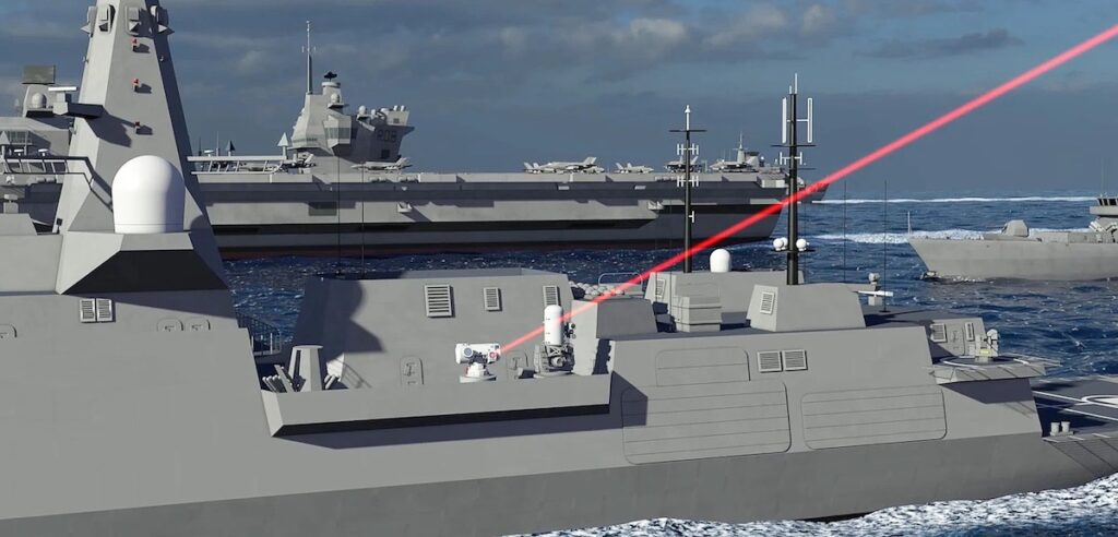 DefenceConnect's tweet photo. The United Kingdom has announced plans to install a newly developed DragonFire laser system on Royal Navy warships by 2027.
https://t.co/fJRtUWjLju https://t.co/mYRrccIU2g
