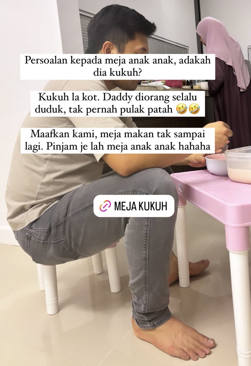 Ya memang tahan! Adults duduk pun boleh hahaha