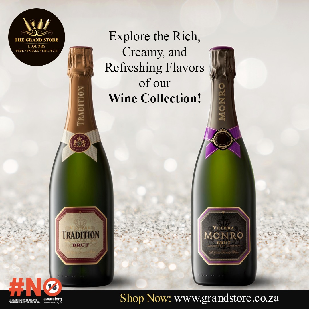 🍾Sip into spring with The Grand Store's Wine Collection 🌿🥂

🌐Shop Wines online on : grandstore.co.za/shop.php?subca…

#thegrandstore #rosewines #sparklingwine #sparkling #RedSparkling #fcredsparkling  #southafricanwine #southafricanlifestyle #royallifestyle #OrlandoPirates #Orlando