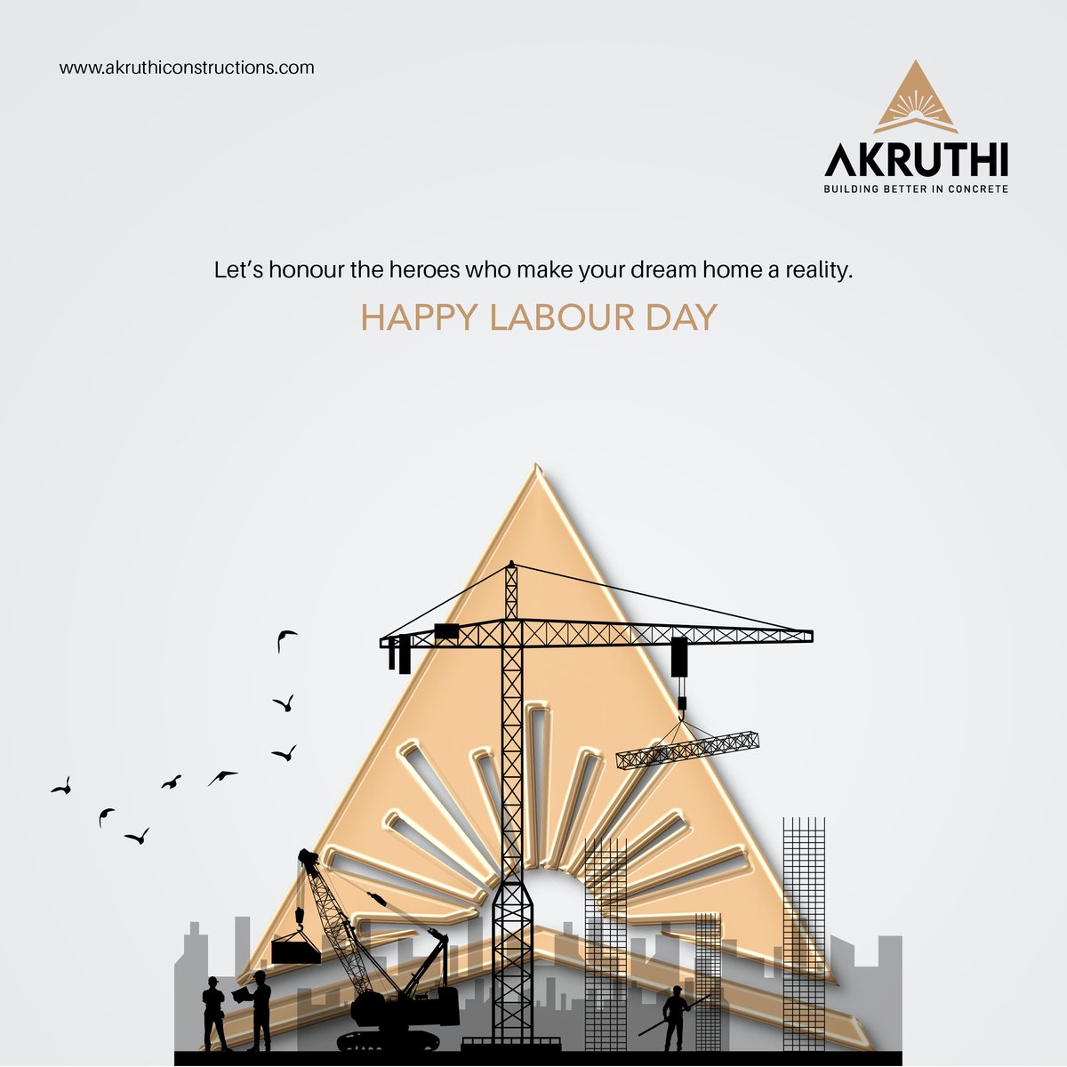 Celebrating the tireless efforts of architects and construction workers in building our world, we honor and thank those who shape our cities, homes, and infrastructure.

#LaborDay2024 #InternationalLabourDay #mallampet #bachupally #workersday #akruthiconstructions #stavya