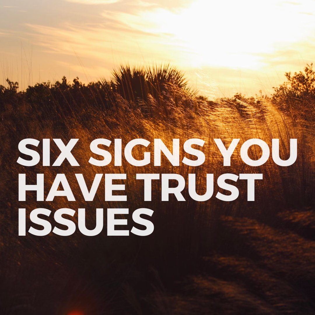 1. You think you can’t trust anyone. 2. You are overprotective of your spouse and kids. 3. You don’t open up or share. 4. You accuse your spouse of doing bad things despite no evidence. 5. You focus on what might go wrong. 6. You put up a wall to keep people away. — Gershon 🕊️