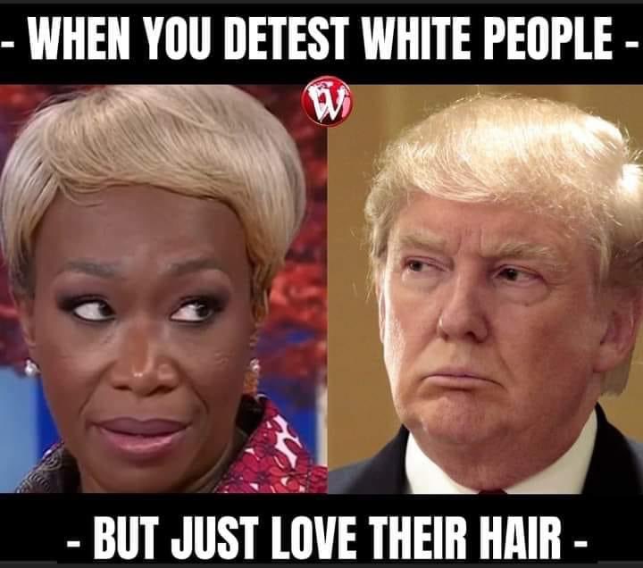 @cjdtwit @DixiDarlen @MSNBC And yet she does her hair to look like Trumps hair🤣