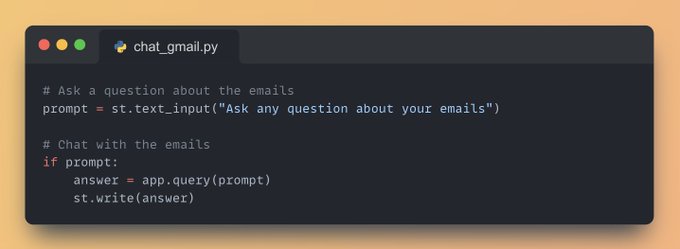 Como construir una app LLM para chatear con Gmail de forma sencilla