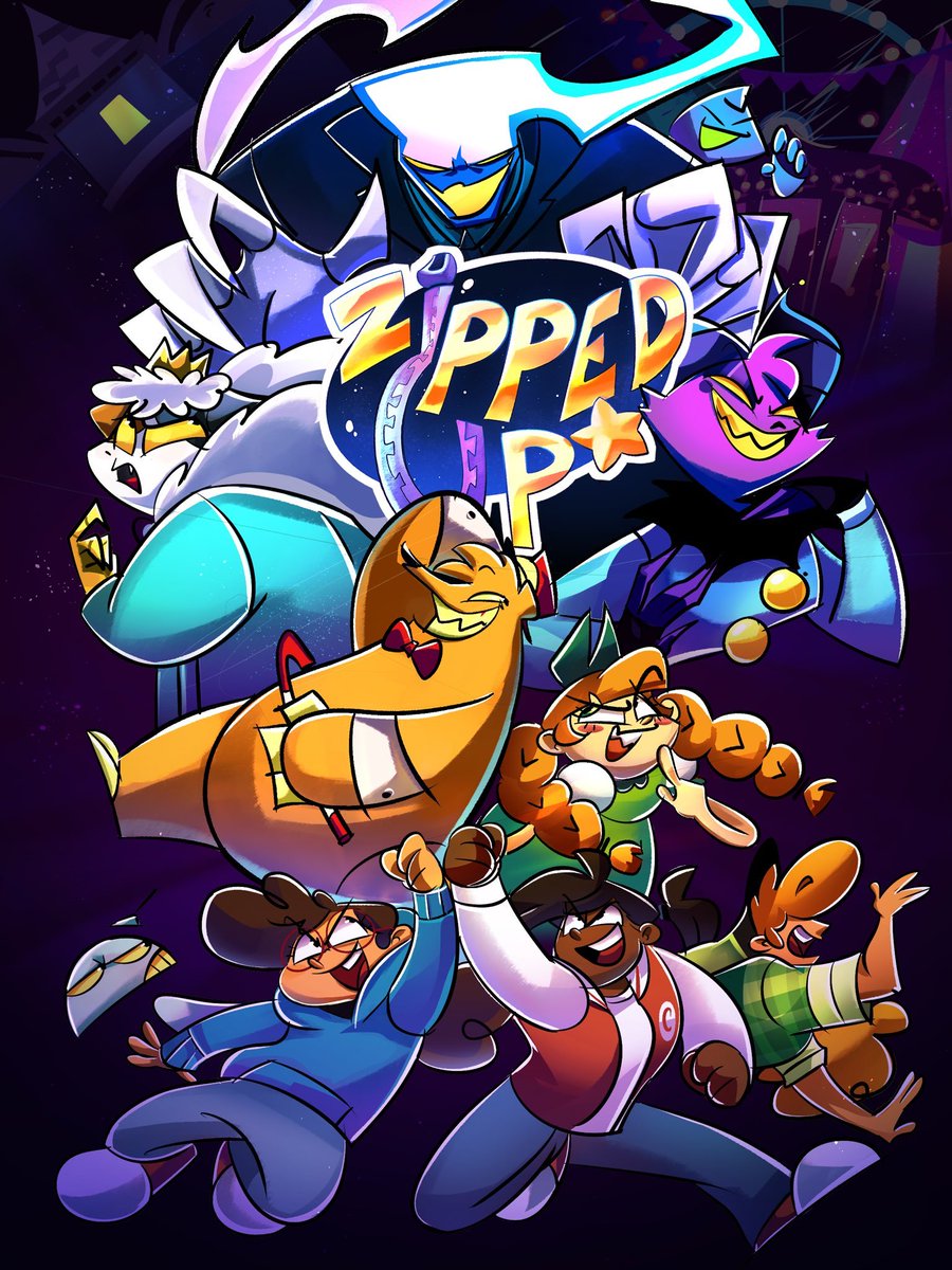 Excited to announce that I'm helping make music for @sillyminny's show, #ZippedUp! 🎵 I've gotten to see some of the stuff the team is cooking, and BOY are they cooking. Excited for you all to see the pilot when it drops! 👀 #indieanimation