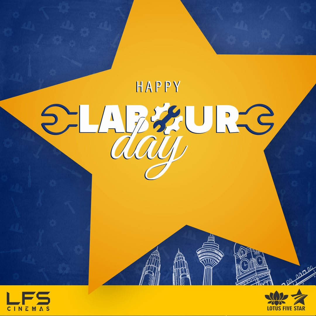Happy Labor Day to all of you! Thank you for all the hard work & dedication! 💪🏽 From all of us at #LFSCinemas & #LotusFiveStarAV