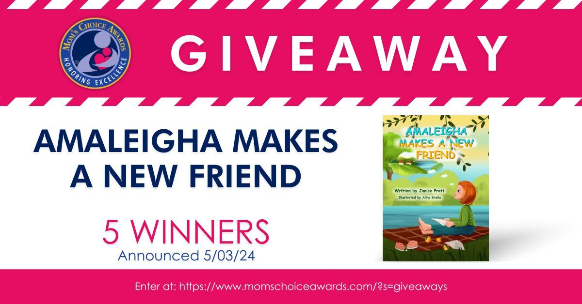 📚✨Last week to enter this #giveaway!🎉 We're giving away 'Amaleigha Makes New Friend' by Janice Pratt, an #awardwinning book! Join Amaleigha's journey as she befriends Vova from Ukraine. Enter now for a chance to win one of 5 copies! 👉buff.ly/44jqG4H
