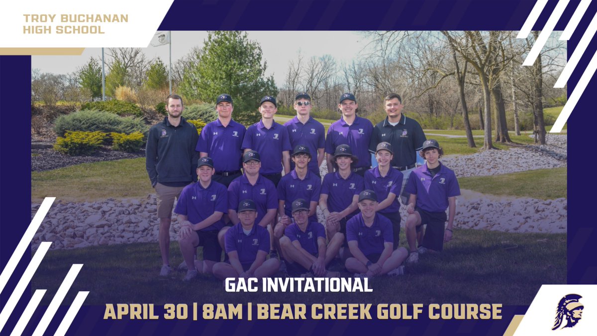 Good luck to our JV & Varsity @TBHSBoysGolf guys as they compete in the GAC South Invitational today at Bear Creek!