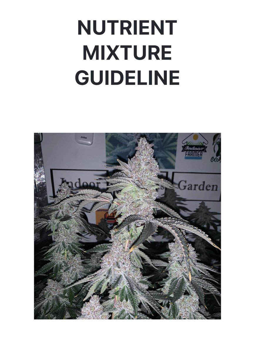 Do you check your ppm/EC when mixing up your nutrients? 
#weed #cannabis #growtent

👉 indoorcannabisgarden.com/cannabis-nutri…