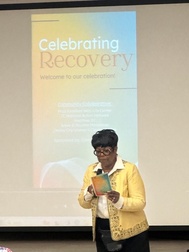 Celebrating Recovery at Earl Morgan, JC Library is coalition of partners providing addiction support & treatment, sober housing, counseling, while NJRC offers medical and behavioral healthcare, legal services, licensed training and employment.