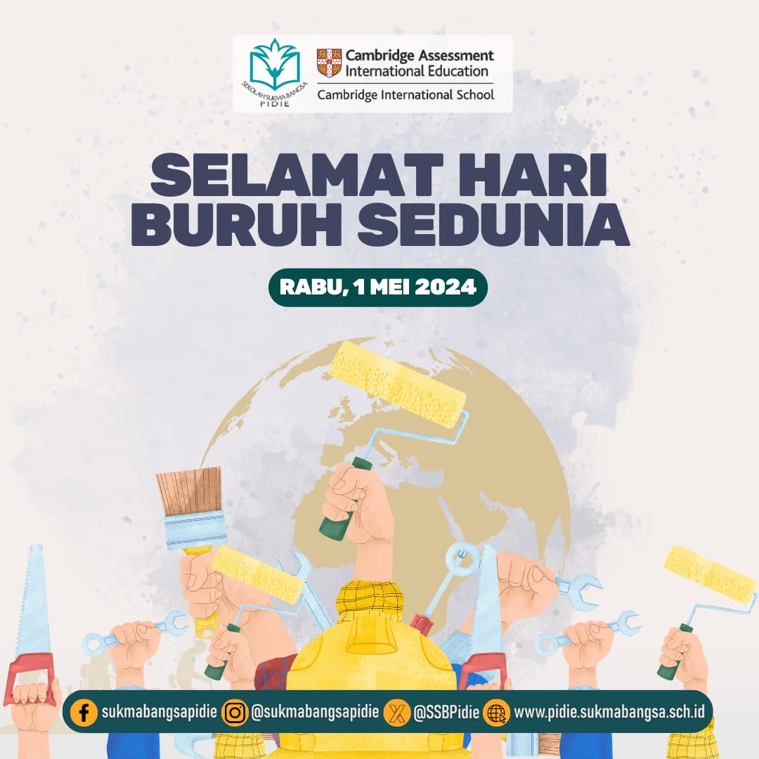 Bagi para buruh yang disuruh-suruh
Dengan kerja yang berat dia mengaduh. 
Setiap hari penuh peluh
Keringat di sekujur tubuh
Dari keringatmu wahai buruh
Bangsa ini bergerak tumbuh
Ekonomi tak sampai jatuh
Karena dari jasamu bangsa terus mengayuh
#hariburuhnasional