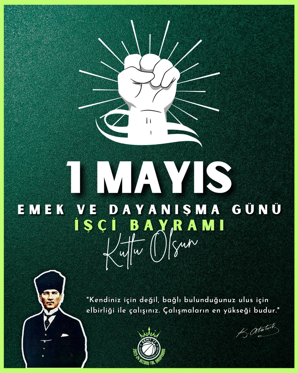 1 Mayıs Emek ve Dayanışma Günü kutlu olsun! #1Mayıs ✊