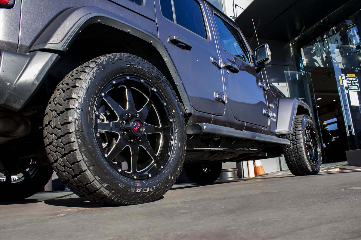 JEEP WRANGLER 2020 ⛰️ 🖤🖤

Wheels: Simmons Max T12
Colour: Gloss Black Milling
Size: 20 x 9.0 ET12

Tyres
Falken Wildpeak AT3W
285/55R20

#jeep #jeeps #jeeplife #jeepnation #jeepnationtv #jeepsofinstagram #jeeplove #jeeppics #jeepwrangler #4x4tyres #simmonsaustralia #tempetyres