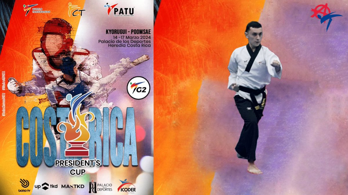 🥋 President's Cup 2024
🇨🇷 Heredia, Costa Rica
👊 Poomsae #Freestyle

🇪🇨 Daniel Xavier Vega

🎥: youtu.be/uzm-PSi9p_w

#Taekwondo #WorldTaekwondo #PresidentsCup #TKD #WT #Kyorugi #MartialArts #Poomsae #CRC #MASTKD #PATU #WeAreAllPATU #ECU