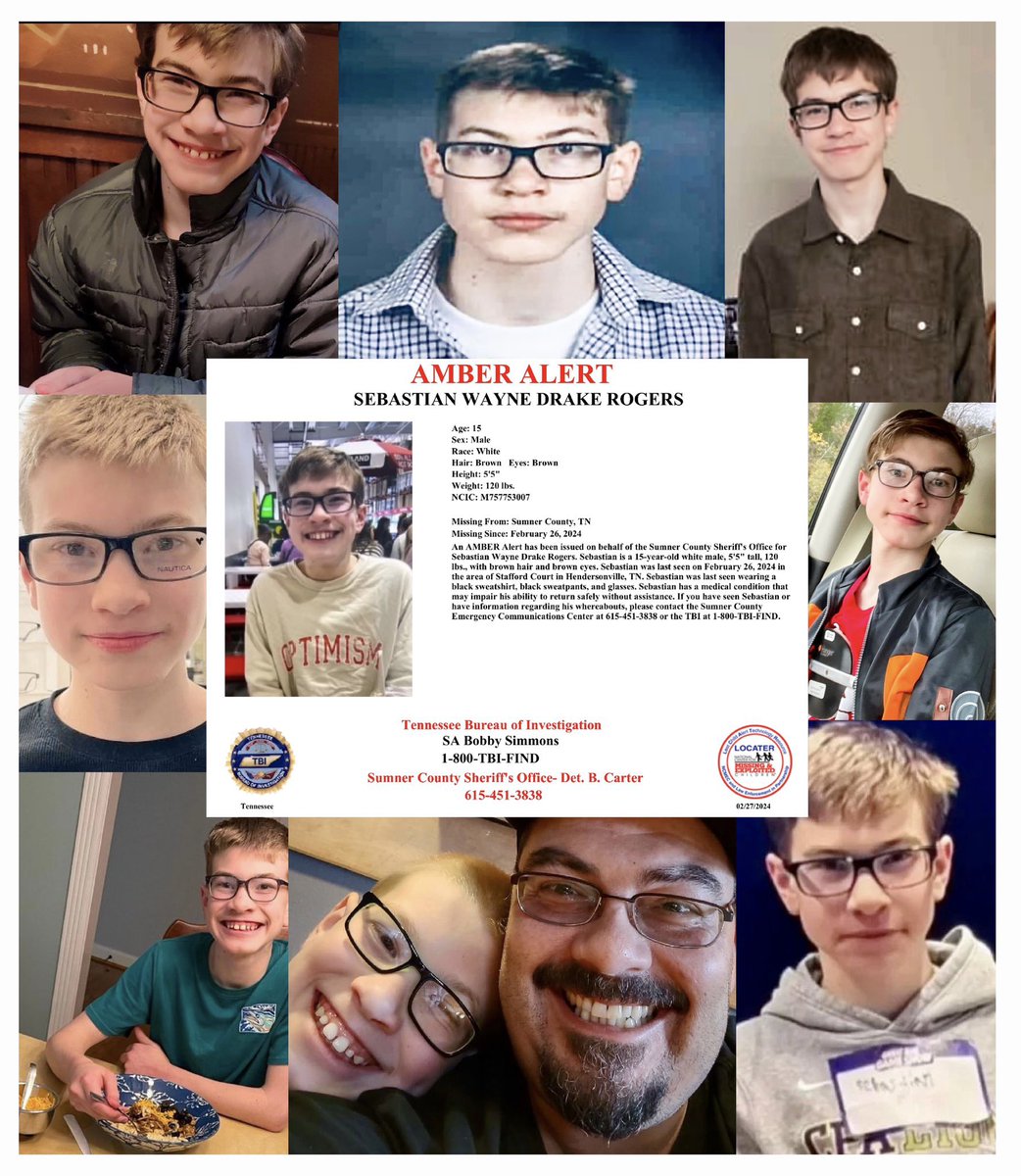 FYI- If you think you see Sebastian, please do not wait several days to call law enforcement. Call 911 immediately. Do not even leave the location until you know they are coming .Call his name. This is an #AmberAlert! I cannot believe I have to explain this- but unfortunately I