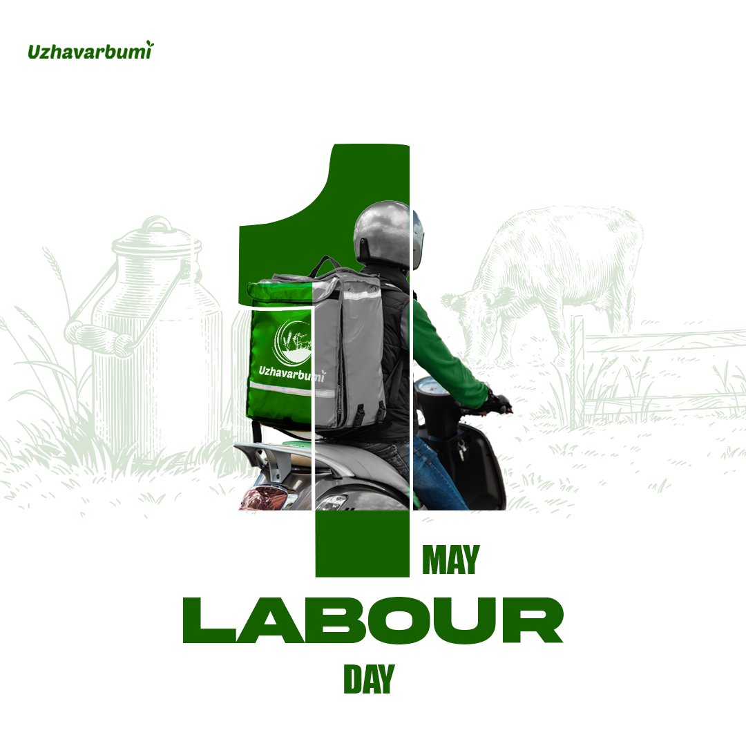 Today, we honour the hard work and dedication of every worker around the world. Happy #LaborDay! Your contributions make our communities thrive. 
.
.
.
#Uzhavarbumi #WeServeWhatYouDeserve #milk #homedelivery #chennai #freshmilk #laborday #today #familytime