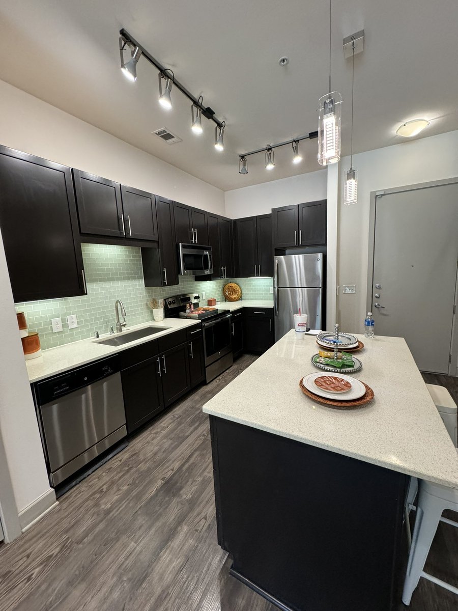 Help me pick! White or Black? This will be our kitchen we move next Friday