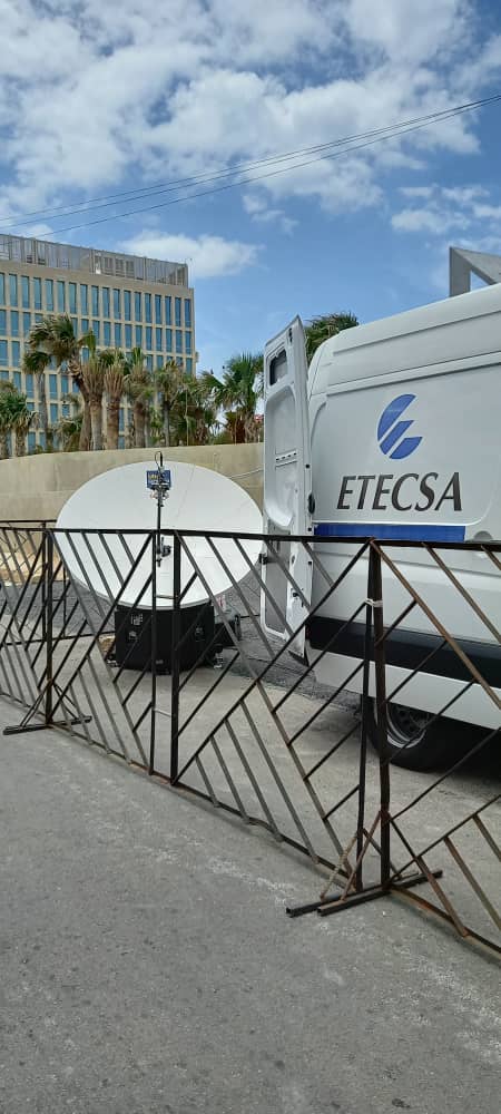 ETECSA garantiza con eficiencia y calidad las comunicaciones en la zona de la Tribuna Antimperialista de La Habana, para las celebraciones por el Primero de Mayo 2024!! #JuntosPorCubaCreamos #PrimeroDeMayo