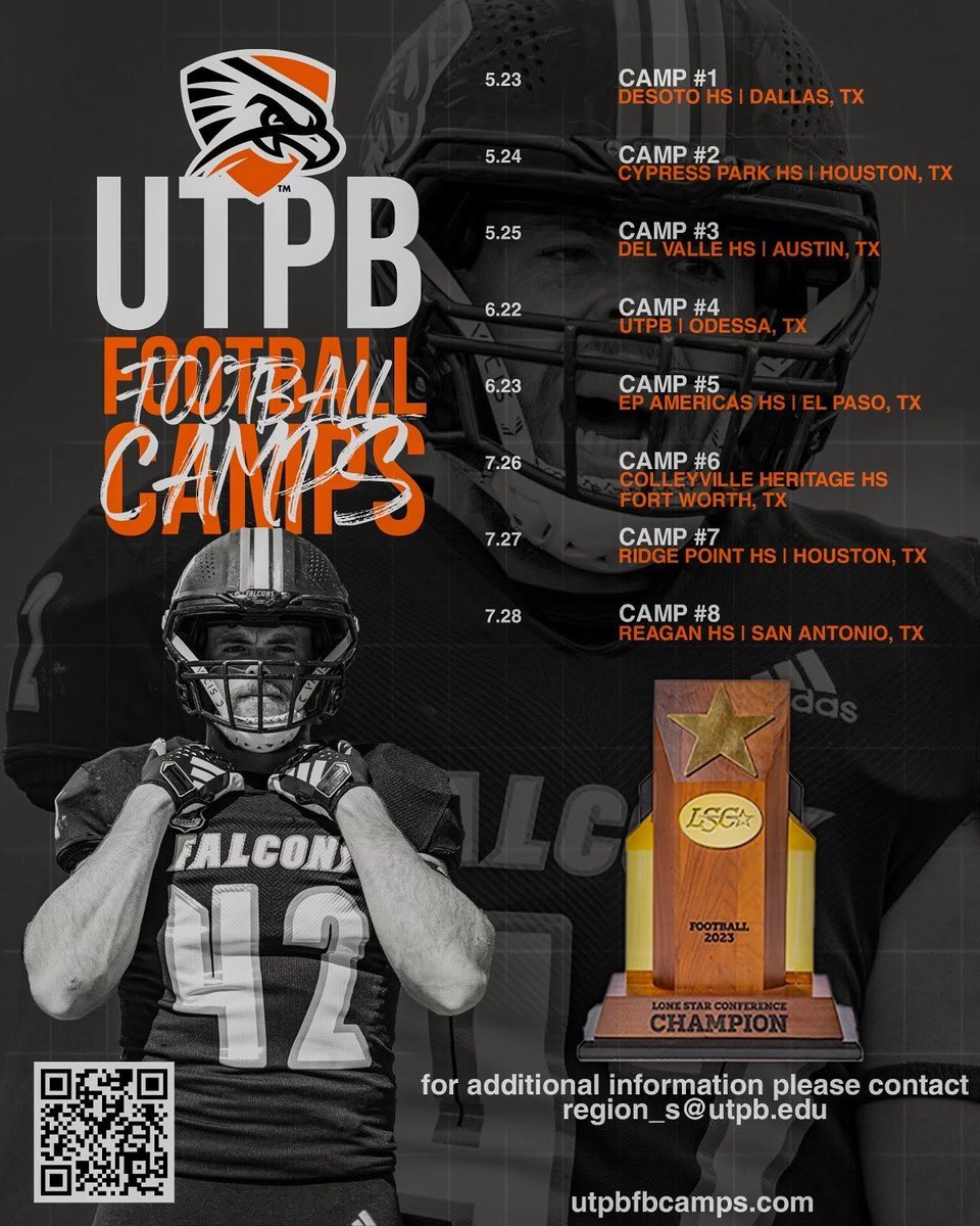 Thank you for the camp invite @UTPBFootball @jace_daniel @AllenMarrow @CoachQCPProud @CPFBOneStandard