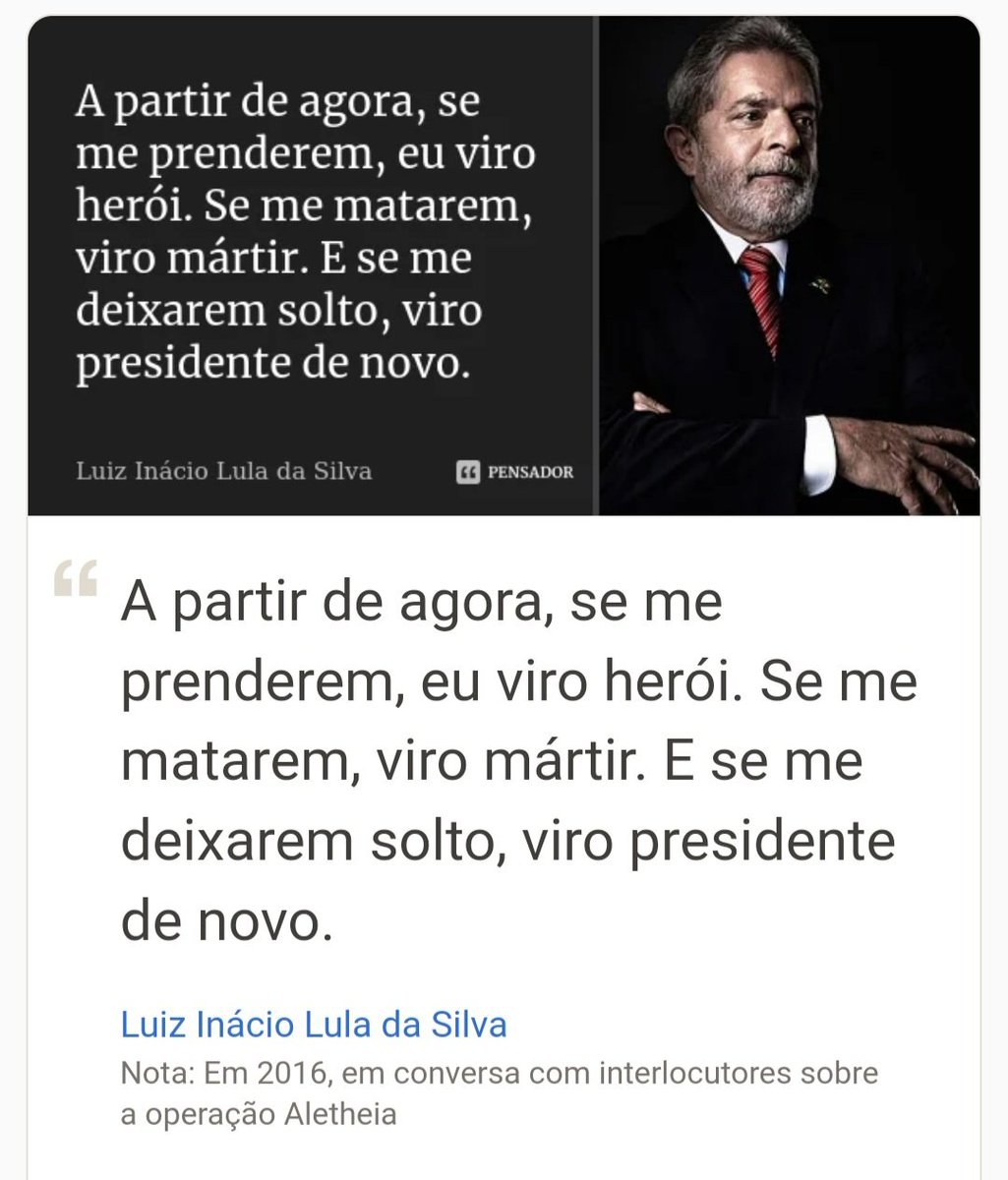 O ano era 2016: foi preso, virou herói, foi solto e virou presidente de novo! 😄🤌🏿✌🏿💫 Compartilhem! Chora Bolsonaristas!!