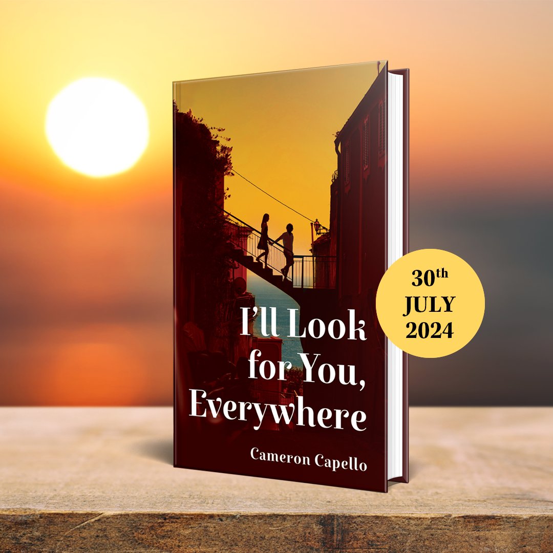 Cameron Capello's debut spins a captivating love story entwined with sun-kissed Italian nostalgia, childhood bonds, and a reunion stirred by secrets and longing. I'LL LOOK FOR YOU, EVERYWHERE is out 30 July. Pre-order your copy today.