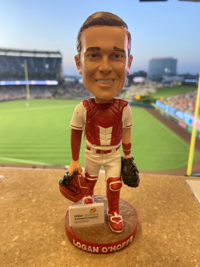 Logan O'Hoppe ボブルヘッド Logan O'Hoppe 2024 SGA Bobblehead California Angels Catcher
