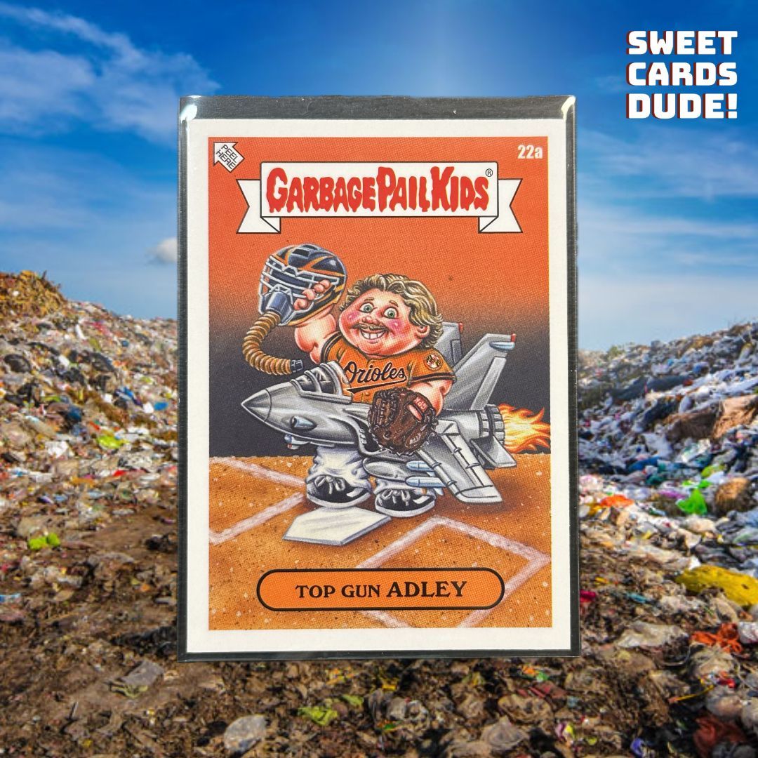 2023 @topps #garbagepailkids X #MLB series 3 Top Gun Adley #trash 

 #packopening #sportscards #whodoyoucollect #breaks #thehobby #collecting #sportscardsforsale #Sportscardcollecting #sportscardinvesting #SweetCardsDude