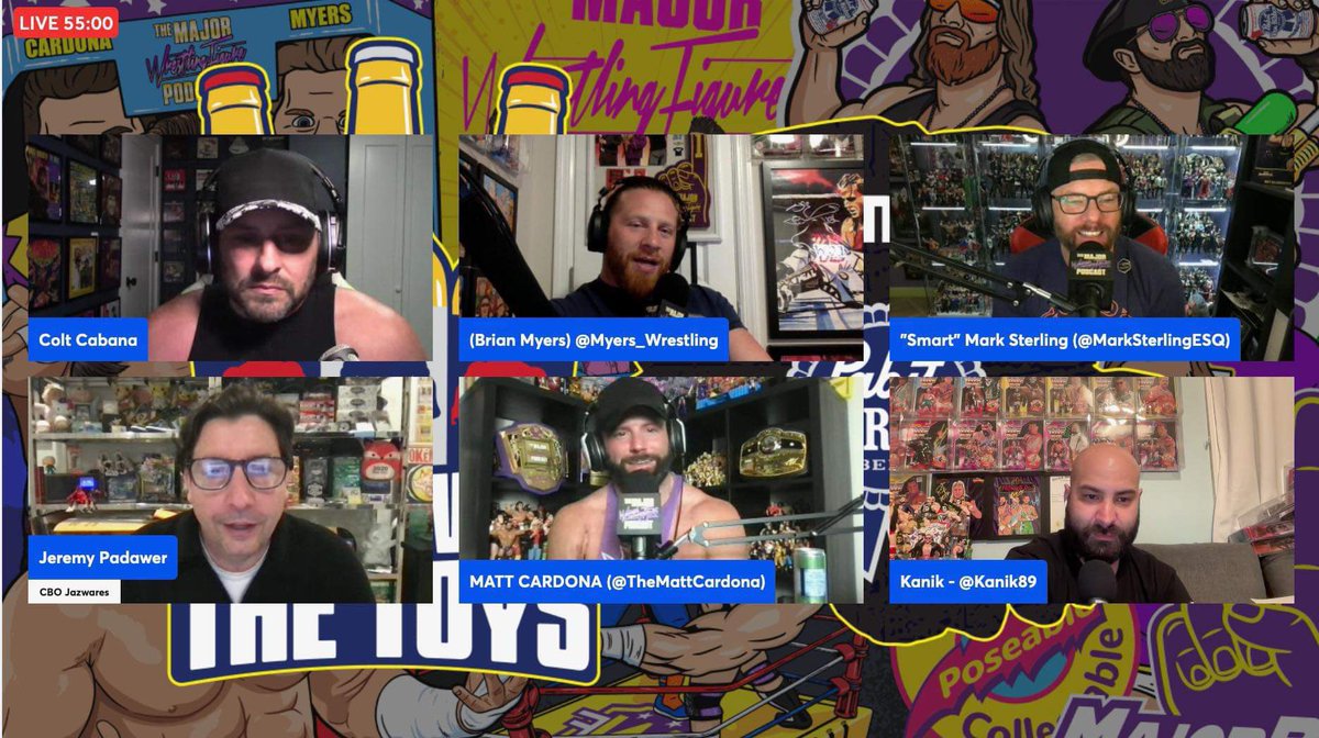 Maybe one of the best Boozin’ With The Toys episodes ever? Don’t miss another one, as they happen every month for BASIC tier & higher members on MajorMarks.com! Thanks for hanging out @ColtCabana and @JeremyCom! #MajorPBR @PabstBlueRibbon #ScratchThatFigureItch